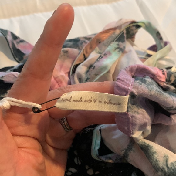 NWT Spell Lucy In The Sky Jumpsuit Spell & The Gypsy Collective Tie Dye Lace XS - Picture 8 of 8